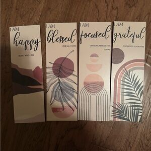 I AM Motivational Wall Art Set - Pink & Neutral Tones